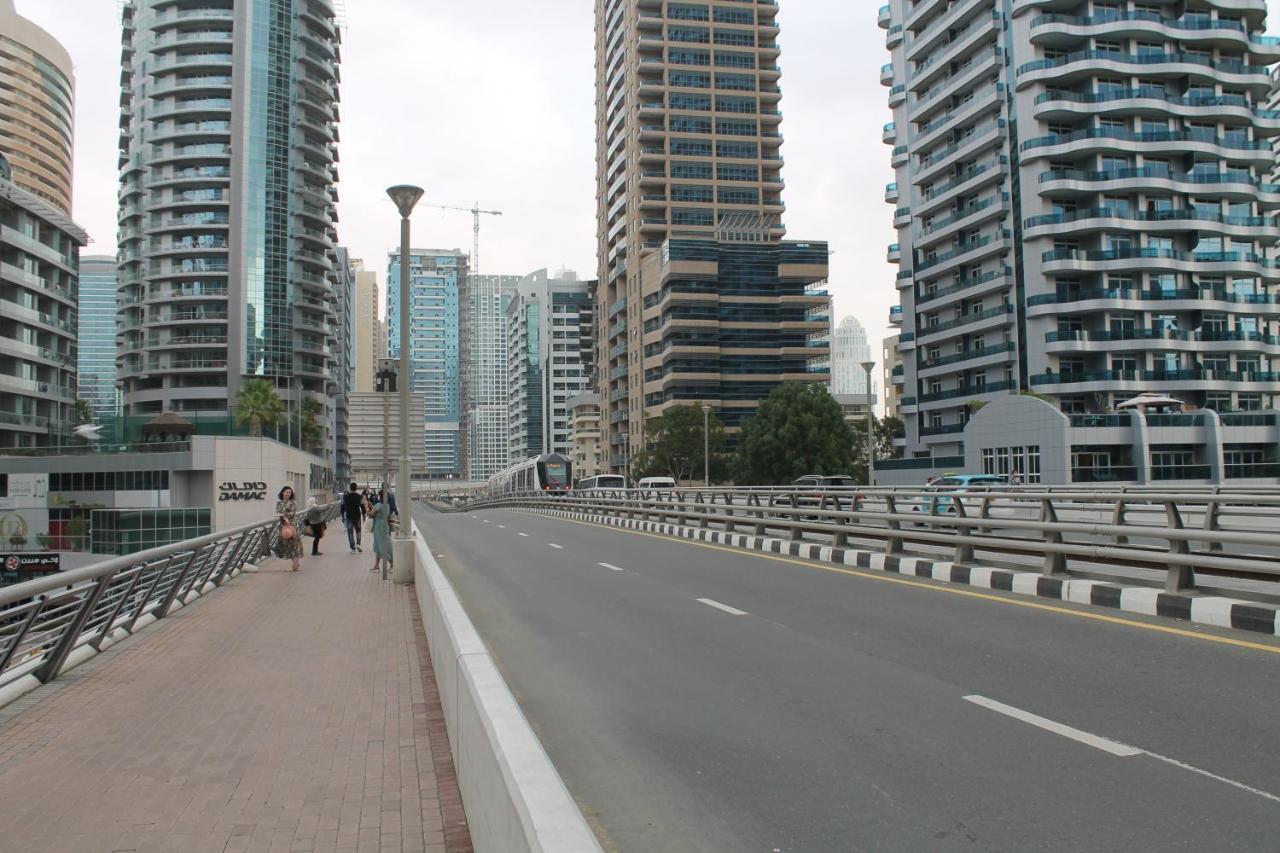 Newly Furnished One Bedroom Apartment Next To Metro & Beach In Marina Residence Dubaj Exteriér fotografie